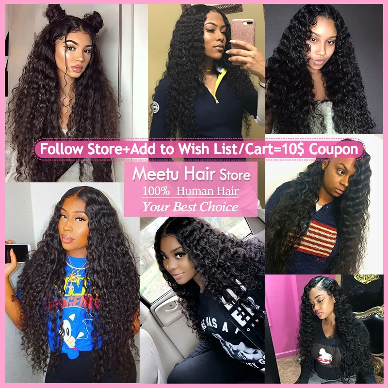 Meetu Hair Malaysian Water Wave 3 Bundles Human Hair Weave Natural Color 100% Non Remy Hair Extension 8''-28'' Free Shipping Meetu Hair Malaysian Water Wave 3 Bundles Human Hair Weave Natural Color 100% Non Remy Hair Extension 8''-28'' Free Shipping