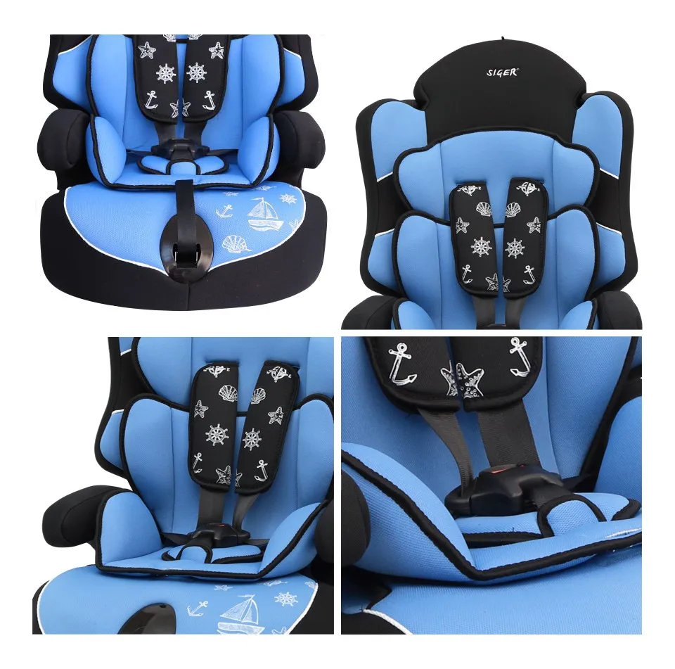 Детское автокресло Siger "Драйв"(БЕЗ Isofix) 1-12 лет, 9-36 кг, 1/2/3