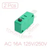 UXCELL 2 uds Ac 16A 125 V/250 V empujar accionador de botón Interruptor de Límite Micro Kw3-0Z ► Foto 3/5