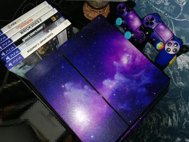 Galaxy Stars Stickers For Sony Playstation 4
