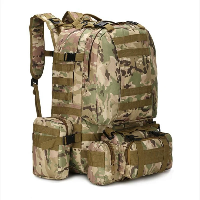 50L военная сумка пустыня цифровая сумка для походов армейский тактический треккинг рюкзак камуфляж