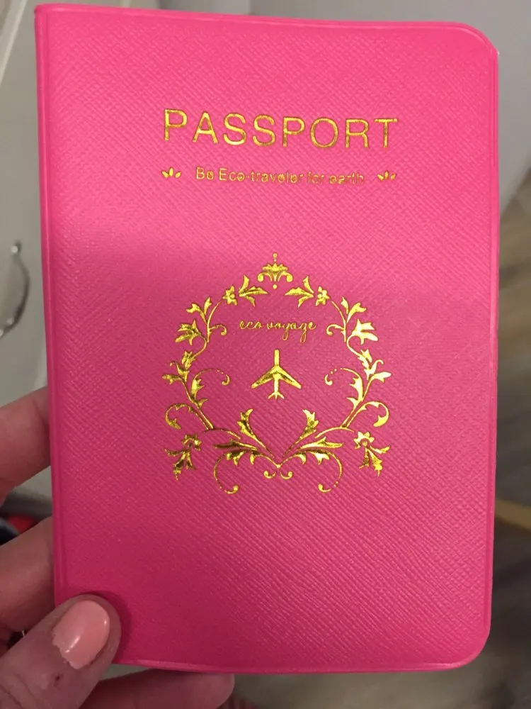 eTya Travel Passport Cover Card Case Women Men Travel Credit Card Holder Travel ID Document Passport Holder Bag photo review