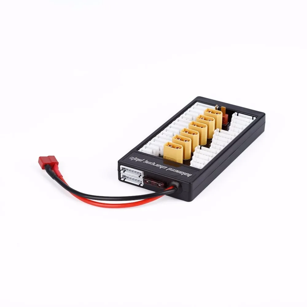 XT60 Parallel Charging Adapter Board 2-6s Lipo batteries Charger Plate for Imax B6 B6AC T-plug Deans Charge board optional | Игрушки и