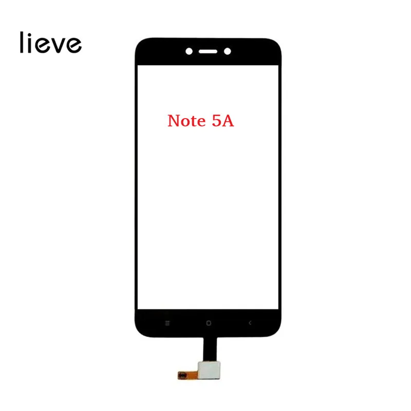 lieve 5.5''mobile screen for Xiaomi Redmi Note5A Note5A Prime 5 a 5a prime touch screen digitizer outer glass panel replacement sensor2