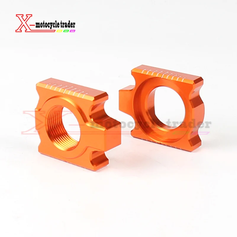 

New CNC Rear Chain Adjuster Axle Block For KTM SX XC XC-F EXC EXC-F XC-W XCF-W 85 125 150 300 350 450 530 SX85 EXC250 motorcycle