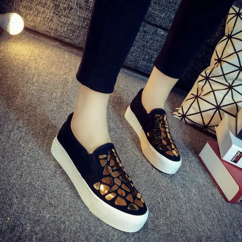 Women Flats Shoes New 2018 Women low Canvas Shoes Bling Bling wedges platform Shoes Women Casual Flats Shoes LC-72 Women Flats Shoes New 2018 Women low Canvas Shoes Bling Bling wedges platform Shoes Women Casual Flats Shoes LC-72