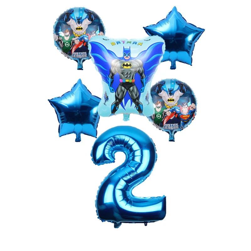 Superhéroe Superman Batman lámina globo 6 unids/set 32 pulgadas número Globos fiesta suministros niños juguetes Globos cumpleaños fiesta suministros Superhéroe Superman Batman lámina globo 6 unids/set 32 pulgadas número Globos fiesta suministros niños juguetes Globos cumpleaños fiesta suministros
