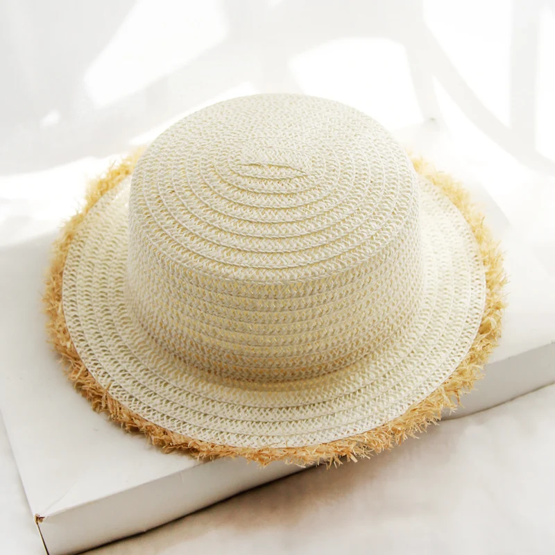 MATTYDOLIE Солнцезащитная Женская Летняя шляпка складной солнцезащитный крем Молодежная уличная дорожная соломенная шляпа козырек плоский Топ пляжная шляпа