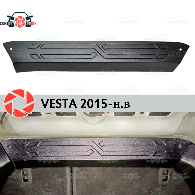 Защитная Накладка на порог для Lada Vesta 2015 накладка багажник из | Отзывы и видеообзор