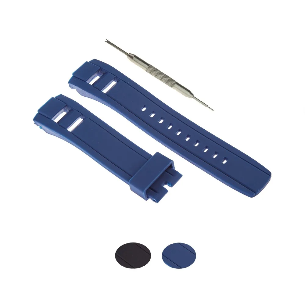 MDNEN 22 мм силиконовая резина Ремешок для часов подходит Seiko Velatura SPC149p1 SRH020p1 SNAP60p1