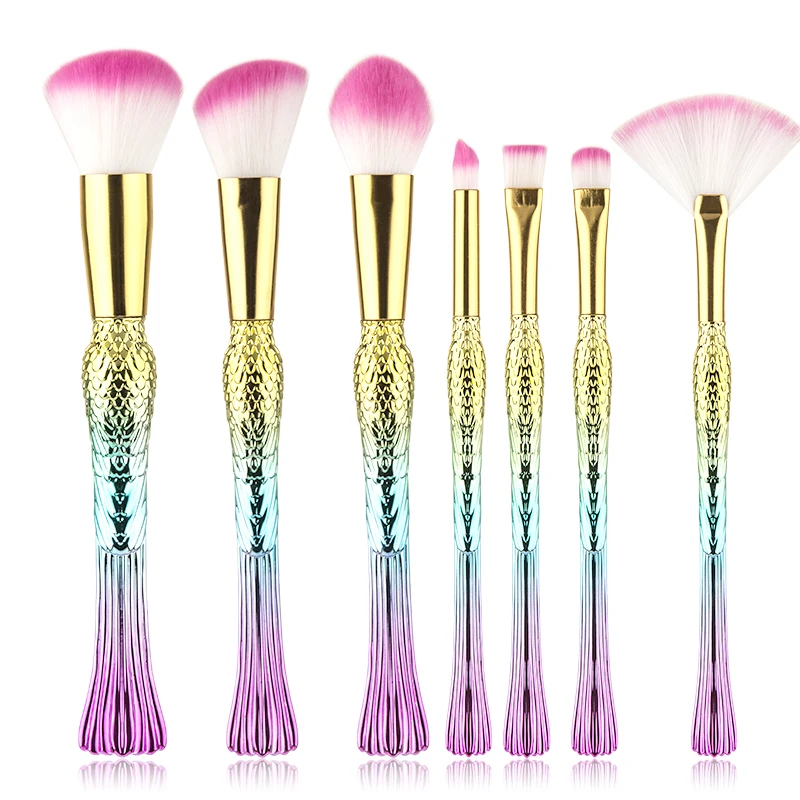 

2018 New Arrival 10pcs bird shape Makeup Brush set professional rainbow color maquiagem profissional completa para maquillaje