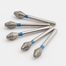 1 комплект(5 шт.) зубные Алмазные Боры EX AAA Сделано в Тайване сверло стоматологические боры Dia-Burs для высокоскоростной ручной работы Средний FG 1,6 м