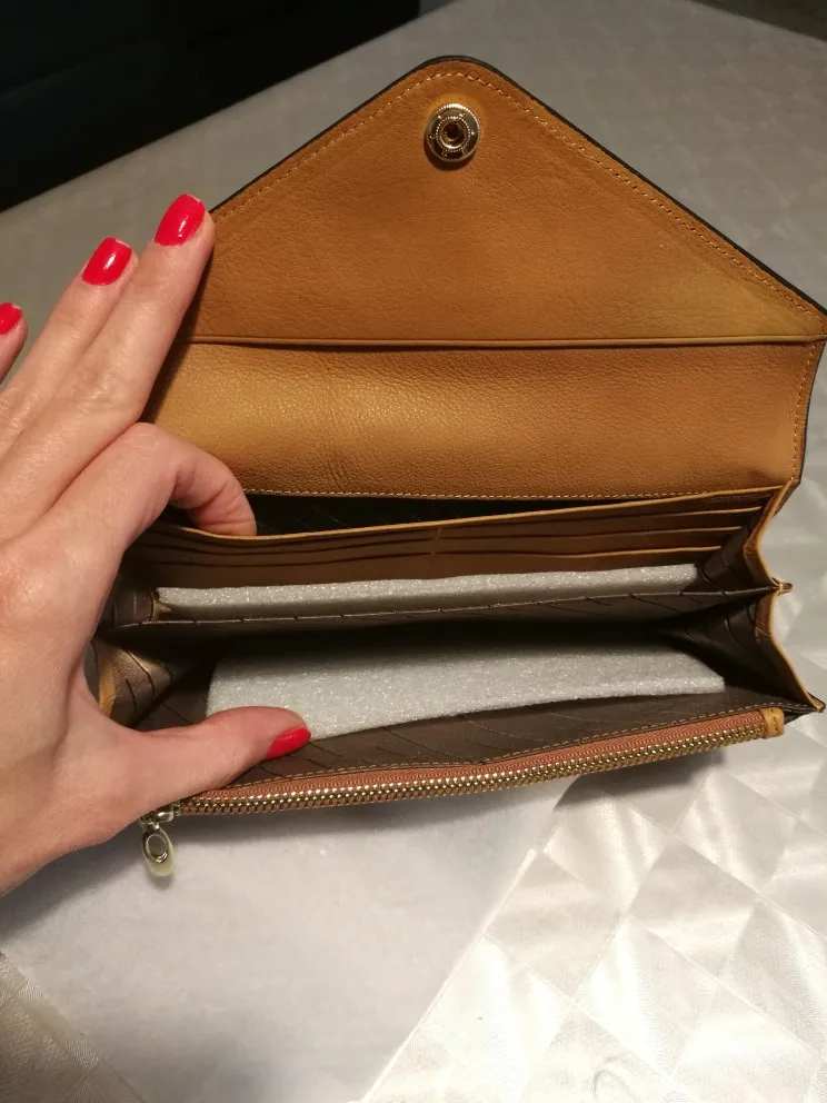 Famous Brand Luxury Genuine Leather Women Wallets  Pattern Designer Clutch  Female Purses  Ladies Card Holder Money Purse photo review
