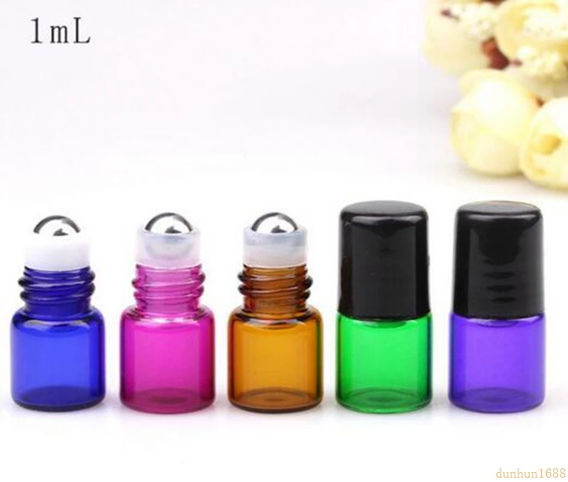 Wholesale 3000pcs 1ml 2ml Metal Roller Bottles For Essential Oils Mini