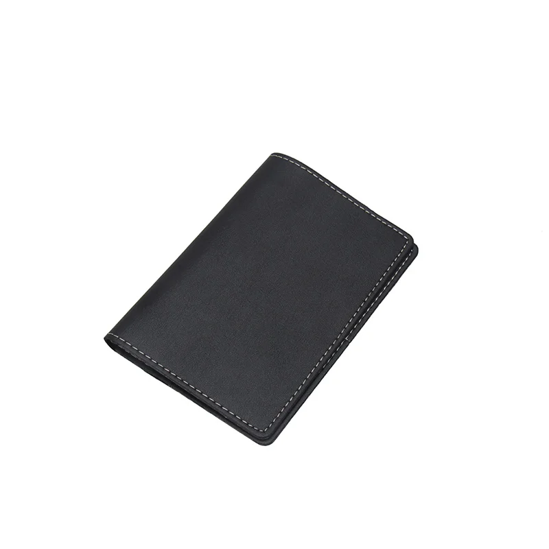 Zongshu натуральная кожа Обложка для паспорта Высокое качество мягкий кожаный держатель для карт для проездных документов женский дизайнерский чехол для карт - Цвет: black