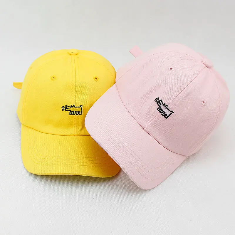 LDSLYJR мультфильм собака вышивка хлопок Casquette бейсбольная бейсболка с возможностью регулировки размера шляпы для мужчин и женщин 27