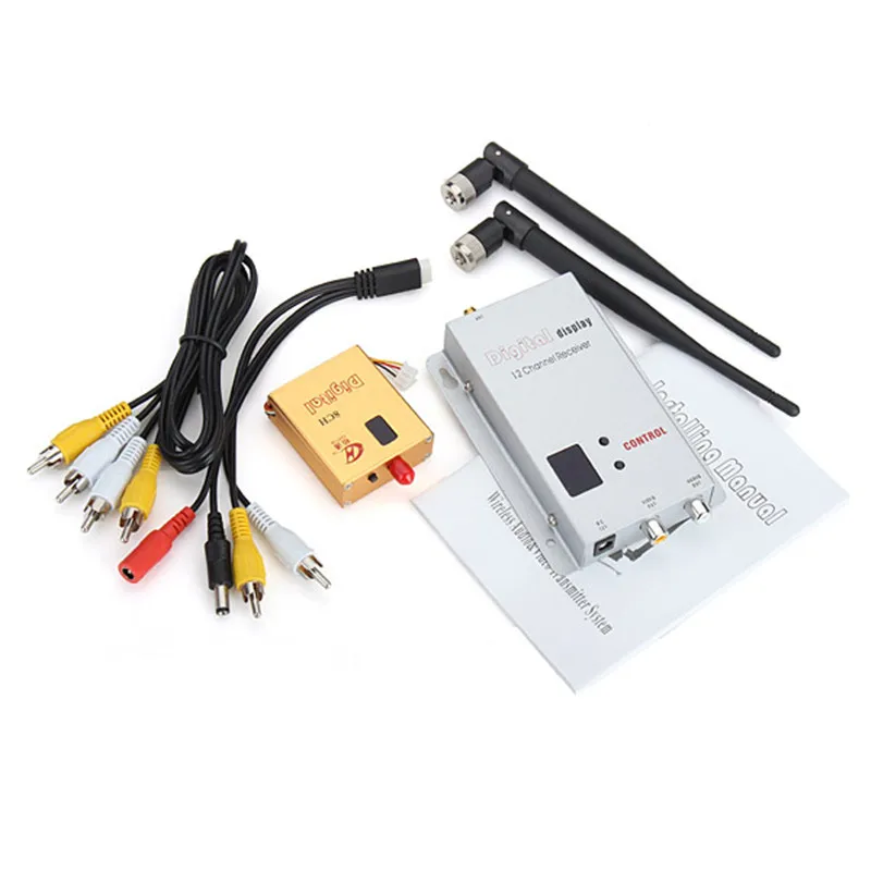 

Partom FPV 1.2G 1.3G 8CH 800mw Wireless AV Transmitter Receiver For RC Camera Drone FPV Racing Goggles Antenna Parts