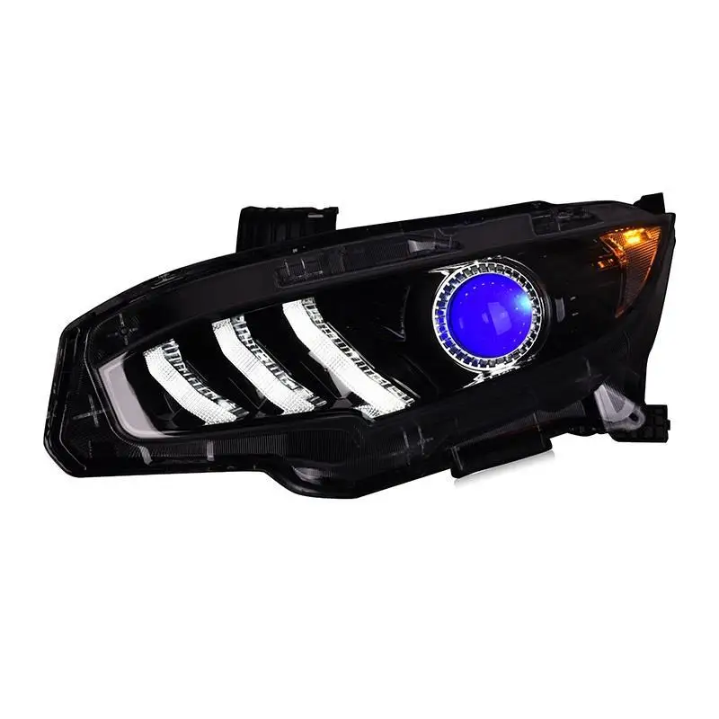 

Rear Headlights Drl Assembly Cob Accessory Exterior Parts Daytime Running Luces Para Auto Styling Car Led Lights For Honda Civic