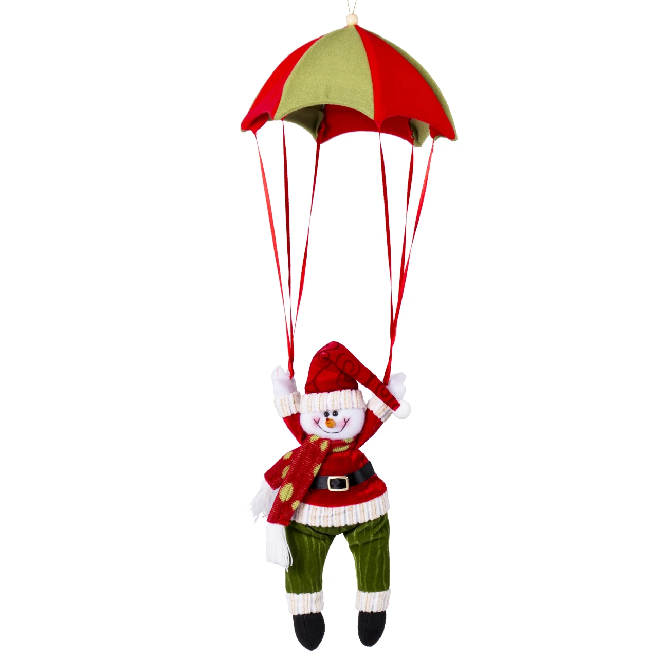 Санта-Клаус, Снеговик-парашют, Рождественская елка, висящее украшение, Рождественское украшение, США - Цвет: Мятно-зеленый