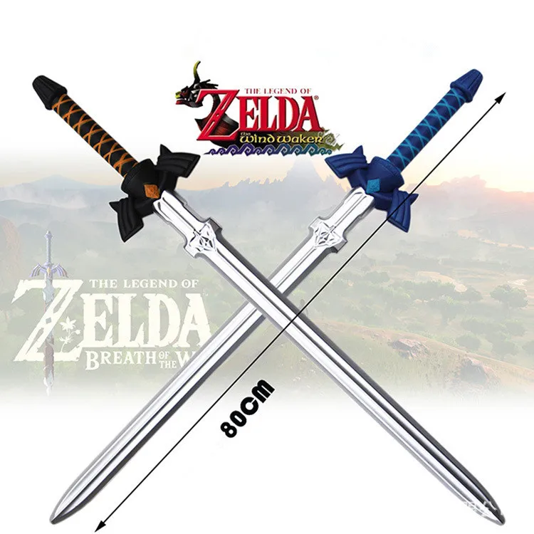

big size 1:1 Game Legend of Zelda Link Cosplay Shield & Sword EVA Cos Prop Halloween Link Weapon Role Play safe children toy