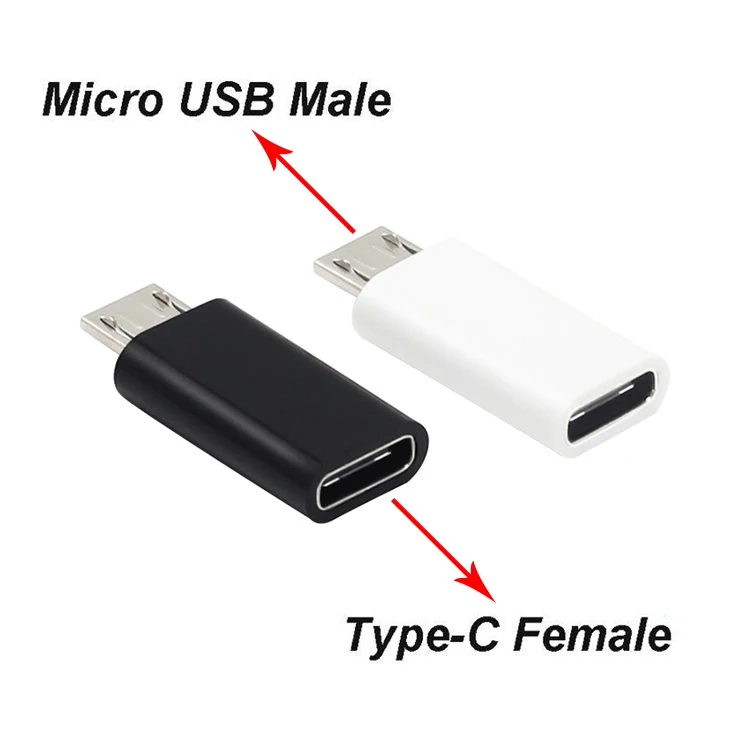 Универсальный Micro Usb к Type C адаптер для Android мобильных Micro USB разъемы Mini Type-C разветвитель зарядки передачи данных