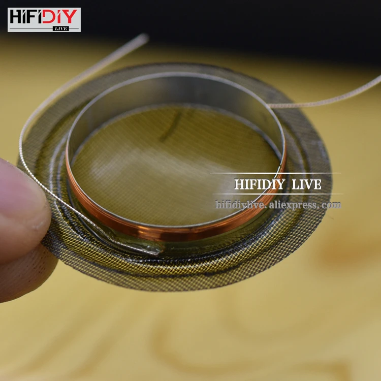 HIFIDIY LIVE 2 шт./компл. 1 дюйм 25 4 5 мм твитер звуковая катушка Мягкая Черная/Прозрачная