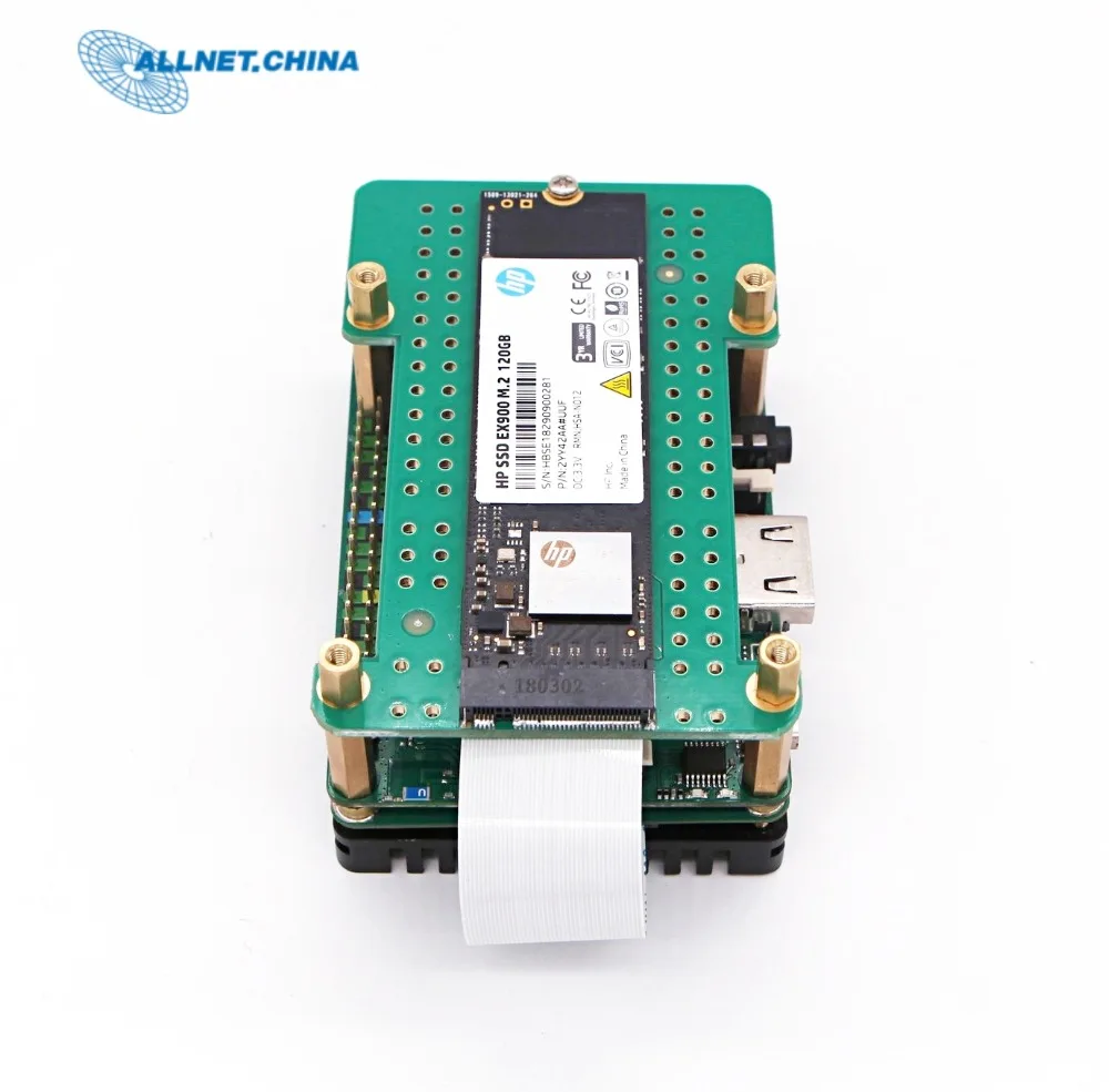 Новая версия M.2 Плата расширения для монтажа жёсткого диска NVME на верхней части