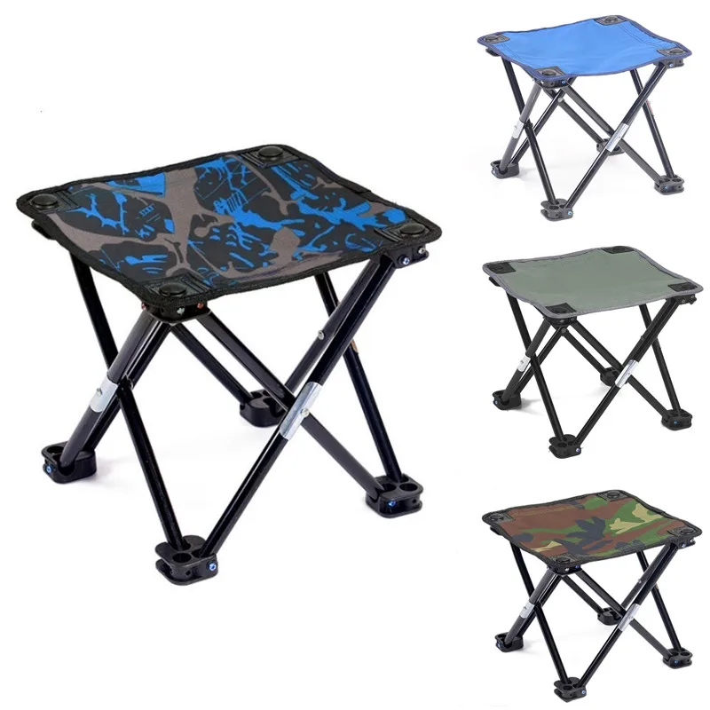 

Lightweight Outdoor Fishing Chair Portable Folding Camping Oxford Cloth Foldable Fishing Chair with Bag