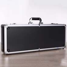 Коробка для хранения из алюминиевого сплава с жестким фиксатором, чехол для ювелирных изделий, аппаратный дисплей, коробка для хранения инструментов с 2 кодовым замком