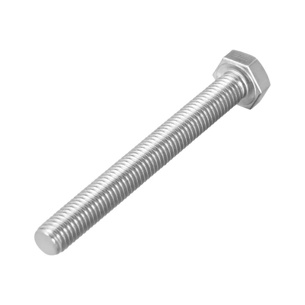 

UXCELL 10Pcs Bolts M8 Thread 70mm 304 Stainless Steel Hex Head Screw Bolts Fastener For Home Office Appliance Fasteners