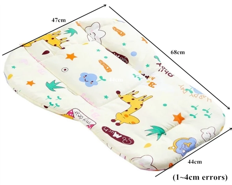 Baby Stroller Support Cushion Liner 5 Point Harness High Chair Baby Pushchair Mattress Padding