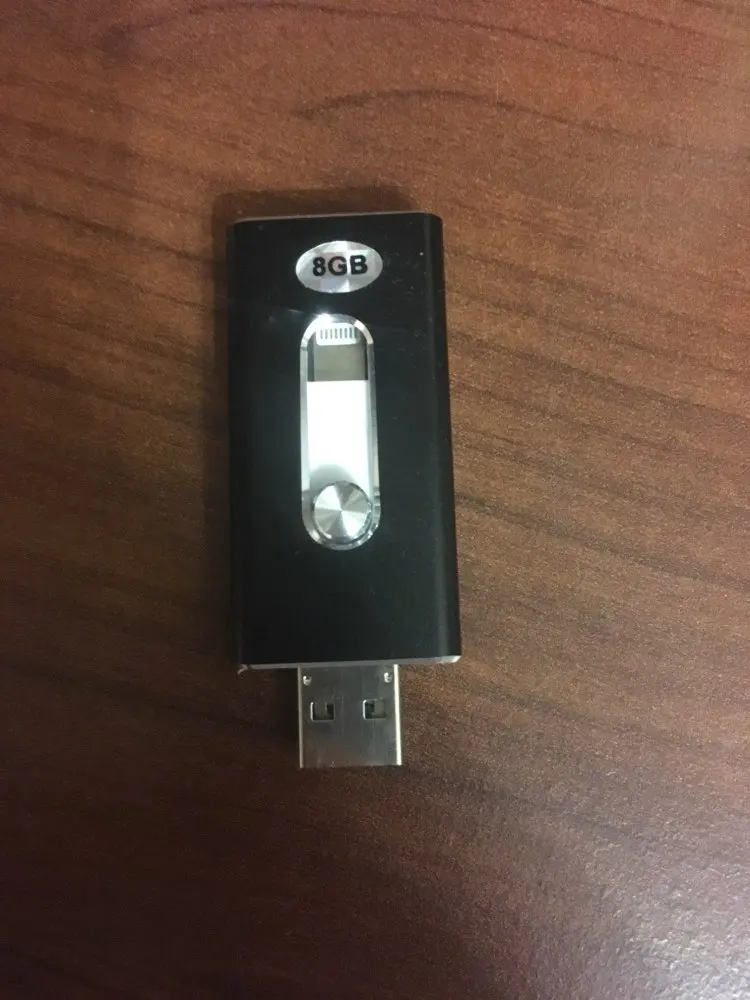 Richwell USB Flash Drive For iPhone X/8/7/7 Plus/6/6s/5/SE ipad Metal