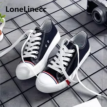 

2018 Women's Vulcanized Shoes female low canvas flat shoes women fashion breathable white cloth casual shoes solid shoes woman