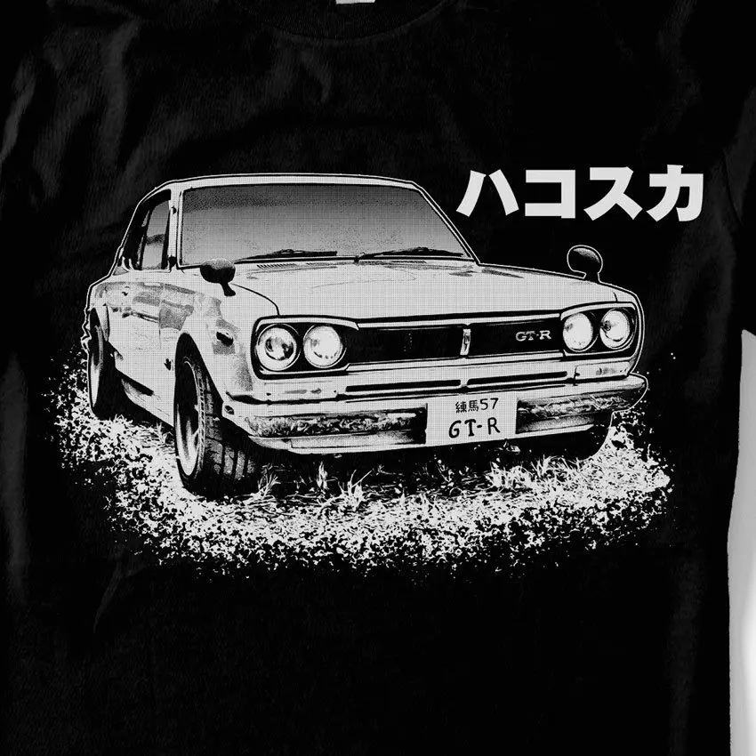 Футболка Skyline Gt-R, Повседневная футболка с коротким рукавом, 2000 хлопок