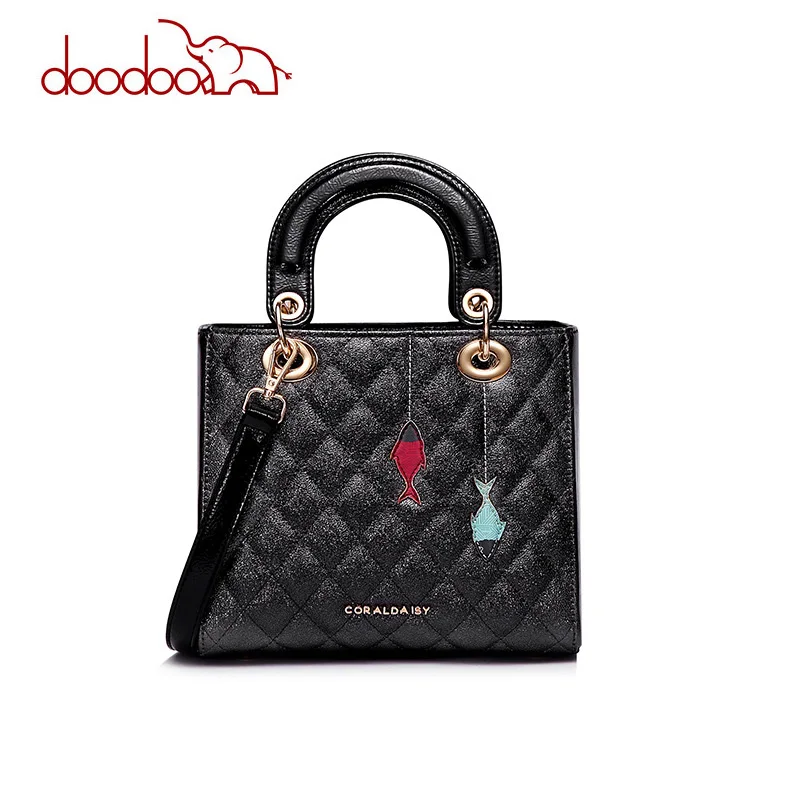 

Doodoo Luxury PU Leather Women Handbag Fashion Original Girl Top-Handle Bag Designer Female Messenger Shoulder bags Satchel Tote