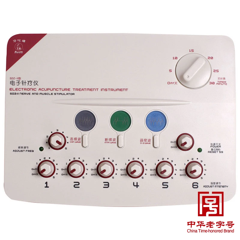 Hwato Electronic Acupunture Treatment Instrument Healthcare 6 Outputs Automatic Timing Treatment Intead Of Manual Massage Dc/Ac Hwato Electronic Acupunture Treatment Instrument Healthcare 6 Outputs Automatic Timing Treatment Intead Of Manual Massage Dc/Ac