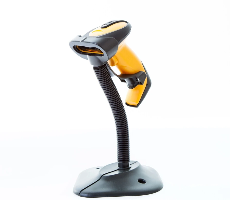 

Handy barcode scanner, automatic barcodescanner with holder linear imaging sensor(CCD)