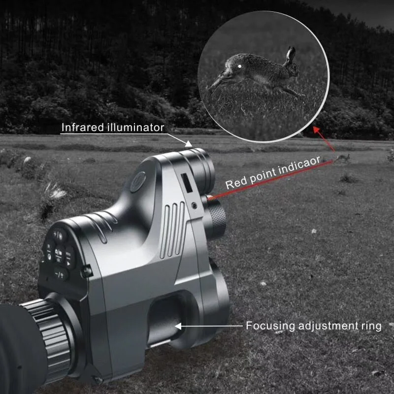 

PARD Rifle scope Digital Night Vision Built-in IR-illuminator Red Laser Hunting Tactical Scope Cameras Video Night Rifle scope