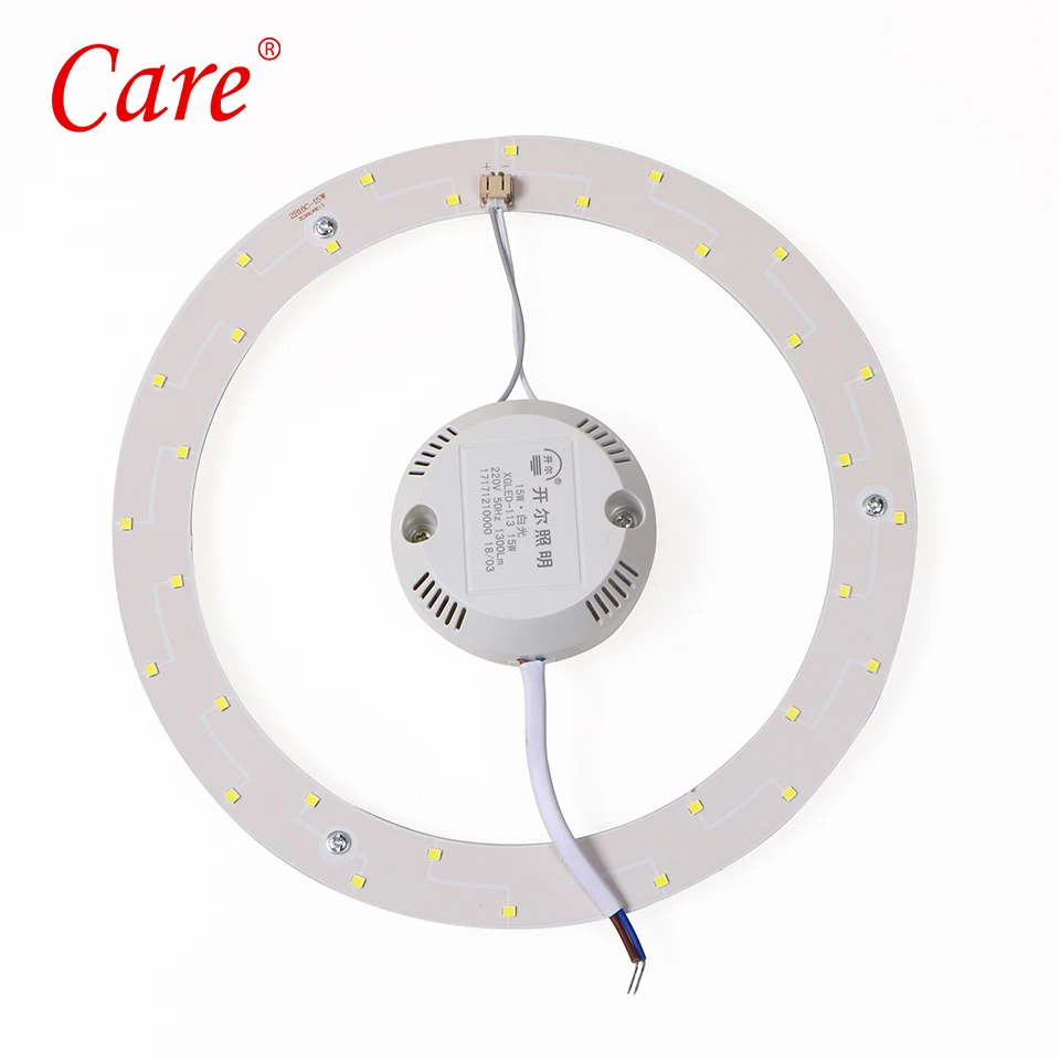 

Care DIY Ceiling Light Source LED Ceiling Light Accessorices 12W/15W/24W 6500K Cold White High Brightness Led Ceiling Lamp
