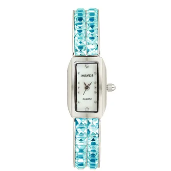 

2018 new Hongkong MRHEA ladies fashion watch Rhinestone Bangle Bracelet Watch small decorative Watch+free shipping