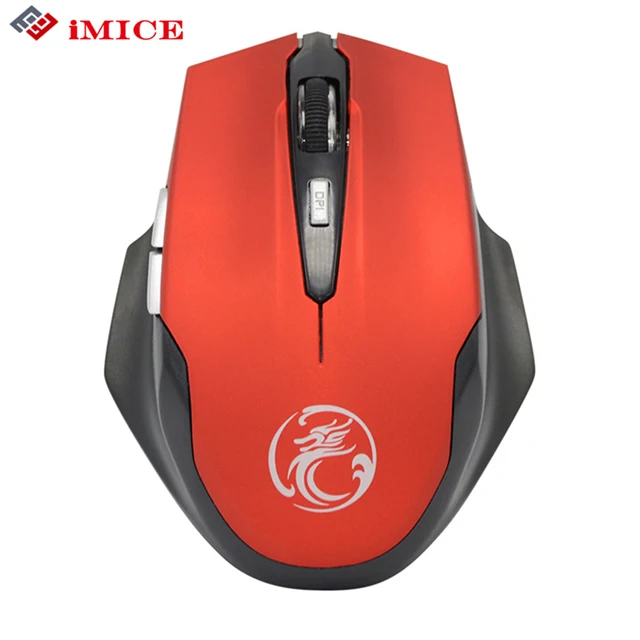 Best Price iMice Silent Ergonomic 2.4GHz Opto-electronic Wireless Mouse 6 Buttons Cordless PC Computer Gaming Mouse Mice Computer Office 