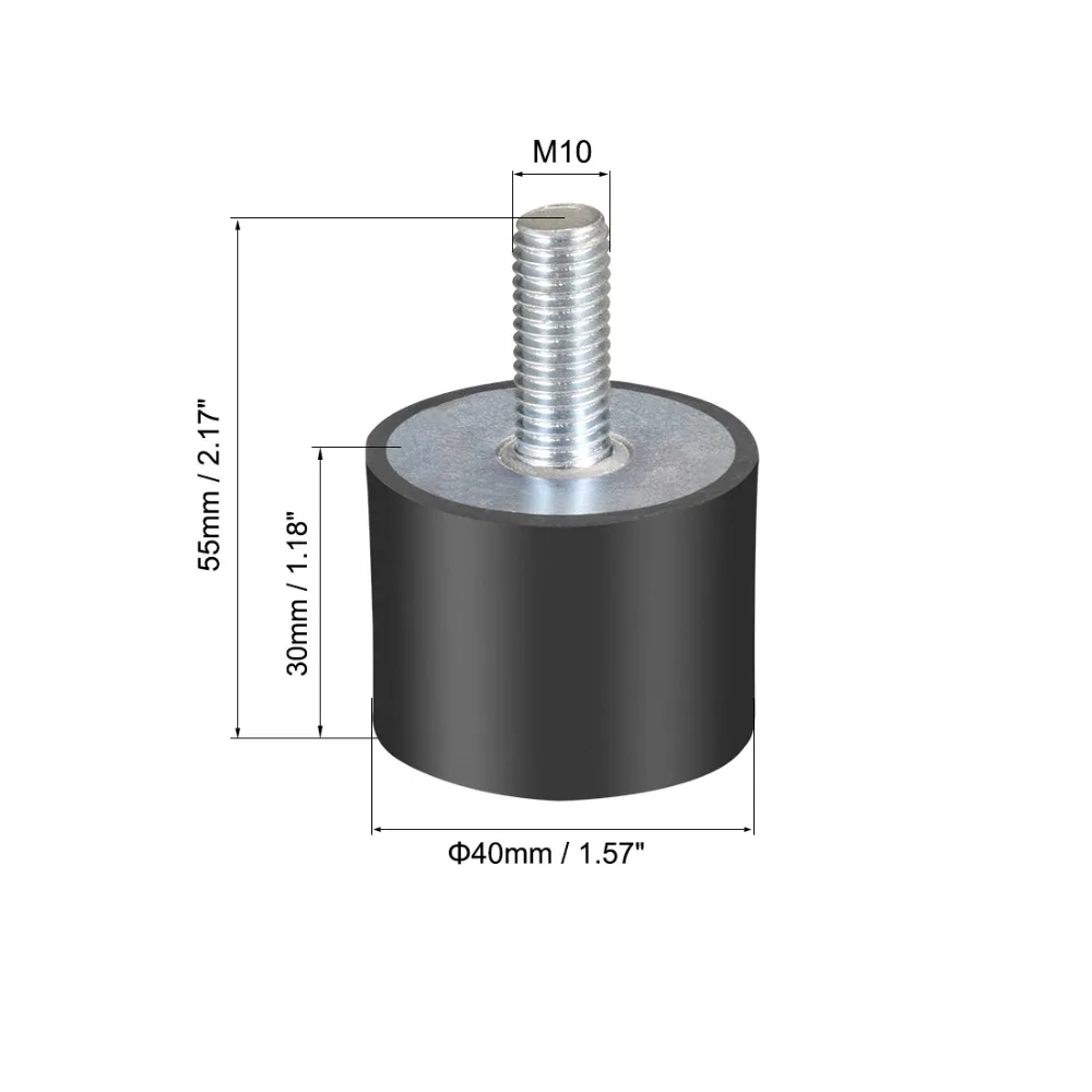 UXCEL 1 шт крепление M8/10/12 женские резиновые виброизоляторы крепления заменяет антивибрационные коврики без каблука Silentblock базовый блок