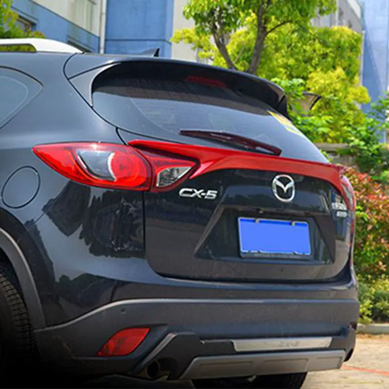 

Car Accessories ABS Plastic Unpainted Primer Color Rear Spoiler Trunk Boot Lip Cover For Mazda CX-5 CX5 2012 2013 2014 2015 2016