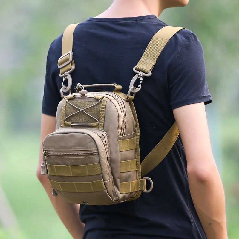 

1000D Nylon Tactical Military V8 Sling Chest Daypack Backpack Shoulder Bag for Hunting, Camping and Trekking