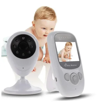 

Cry Baby Alarm wireless baby monitor 2.4 inch LCD IR Night light vision Intercom Lullabies Temperature sensor Zoom