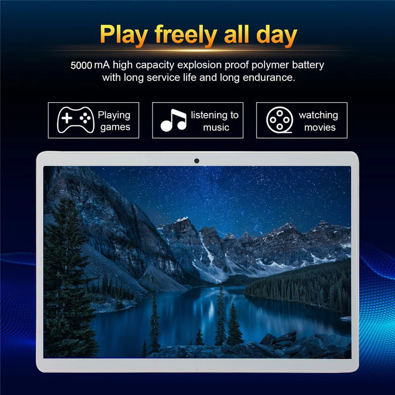

Steel pillbox The Tablet PC S109 10 Android 6.0 4 Core Ram 6GB ROM 128GB Dual SIM 10.1 inch laptop Google WIFI GPS bluetooth 5MP