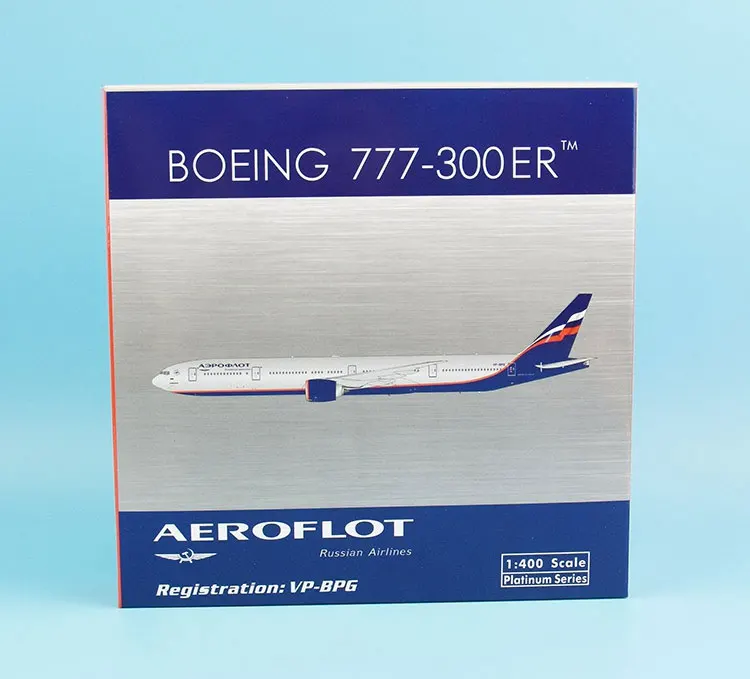 1: 400 масштаб Аэрофлот PH11491 Boeing 777 300ER VP BPG русский самолет изысканное моделирование