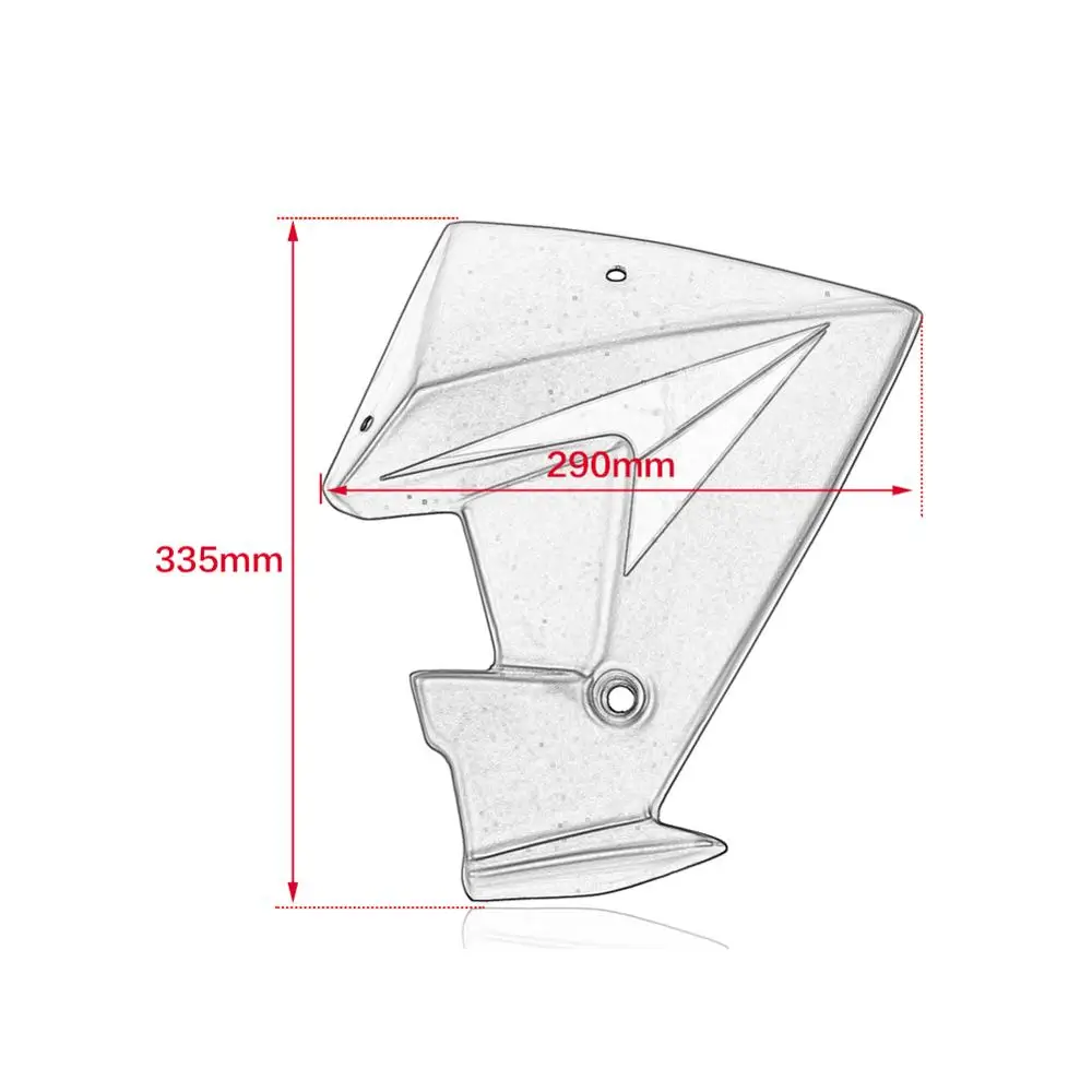 Радиатор сбоку Панель для MT07 FZ07 ABS Защитная крышка обтекатель для Yamaha FZ MT 07 FZ-07 MT-07 аксессуары