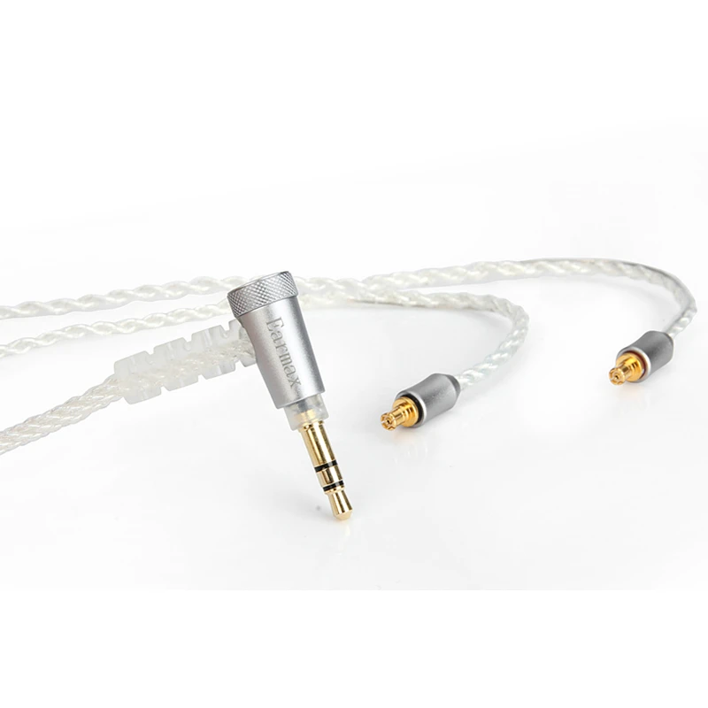 Earmax A2DC кабель для наушников 3,5 мм разъем для обновления аудио кабель посеребренный плетеный провод для ATH-LS400/LS300/LS200/LS70/50/E40/E50/70