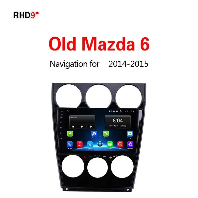 

Lionet GPS Navigation for Car Old Mazda 6 2015 9Inch RM1011X